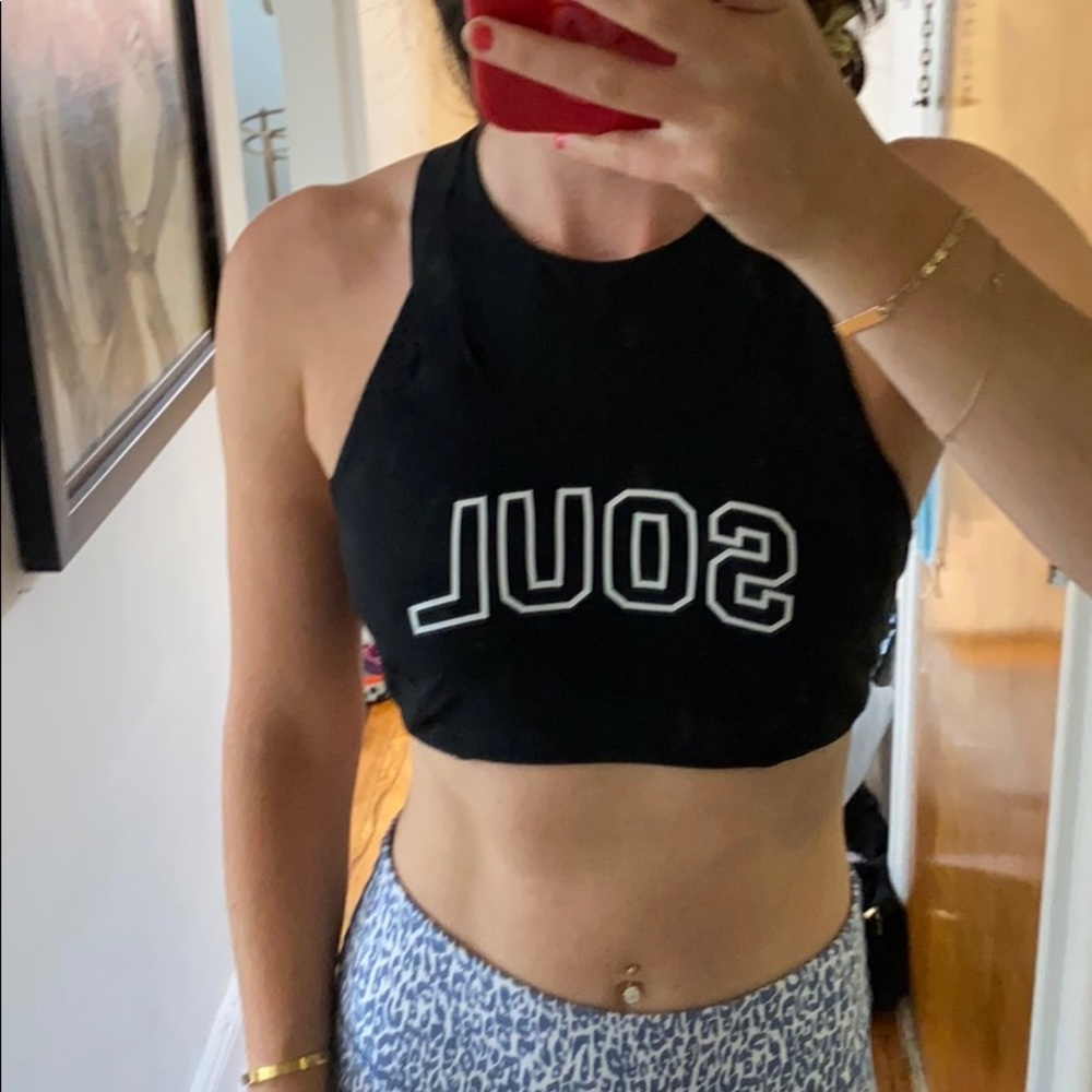 Lululemon SoulCycle high neck bra